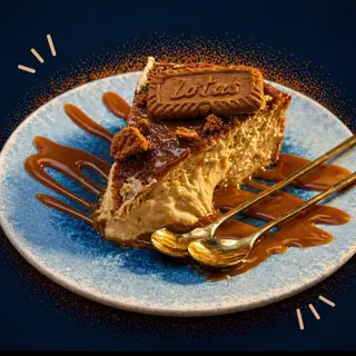 Tarta de queso y lotus (porción)