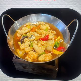 135-Sartén de pollo.Chicken casserole 