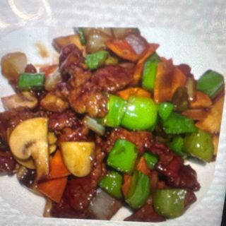 147-ternera con salsa ostras