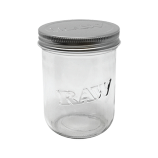 Bote cristal con tapa RAW