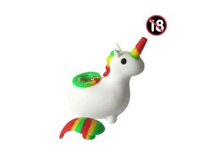 Pipa Unicornio blanco