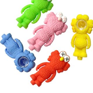 Pipa cristal y silicona - 1 Ud.