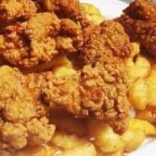 Pollo Kentucky con patatas 