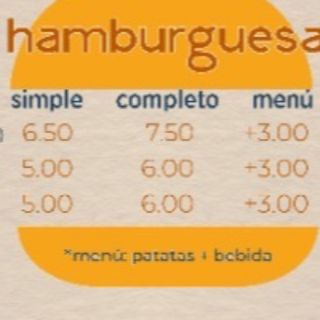 Hazte el menu (patatas y bebida) 