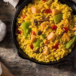 Arroz con pollo colombiano