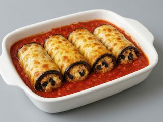 Involtini di Melanzane ripieni di tono