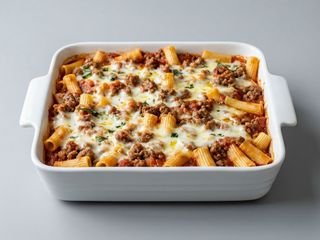 Maccheroni bolognese gratinati