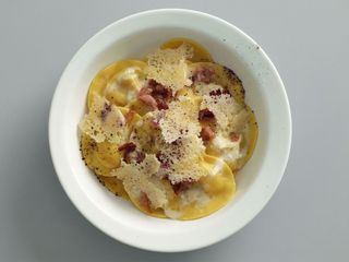 Raviolis Not Just Carbonara