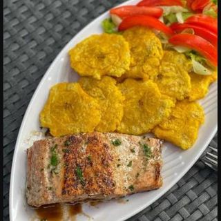 Salmón a la plancha
