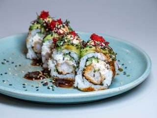 Shrimp tempura rolls