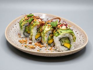 Avocado crush rolls