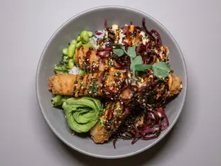 Crispy ebi bowl