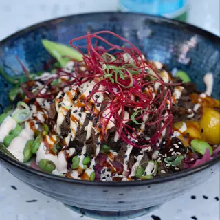 Chili beef bowl