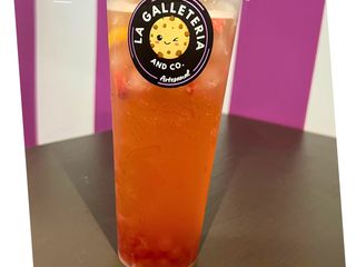 Bubble tea fresa-  limon