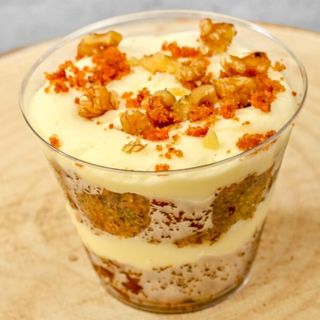 Vaso sabor pastel de CARROT