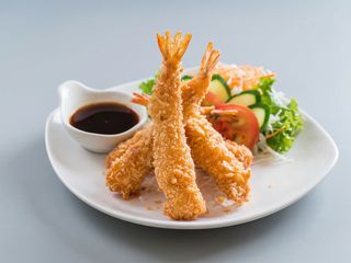 Langostinos panko