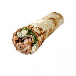 Menú dürüm clásico de ternera