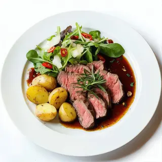 Plato Solo Carne Y Patatas