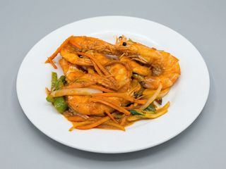 N5. Langosinos con salsa china