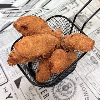 Ración de tiras de pollo (6 uds,)