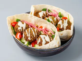Pita falafel