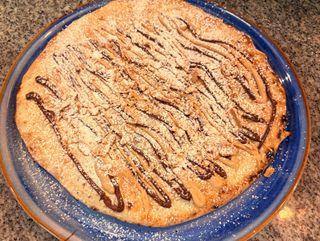 Pizza de Nutella y Kinder (27 cm.)