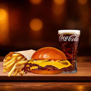 Menú Doble Ssmash Burger