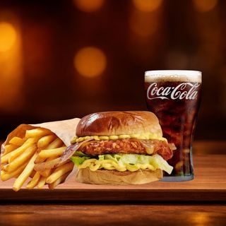 Menú Bacón Chicken Burger