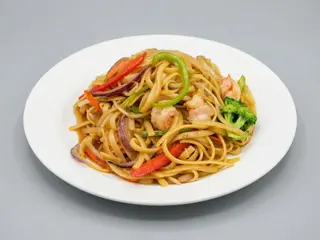 Tallarines Con Gambas
