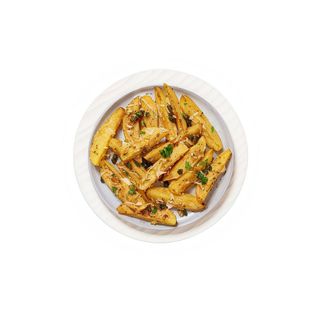 Ración de patatas con ajo