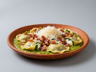 Panzerotti Requesón y Espinacas 