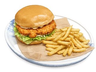 Crispy katsu pollo burger