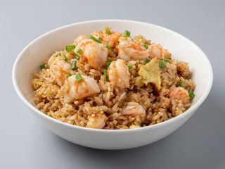 arroz frito Negro con gambas