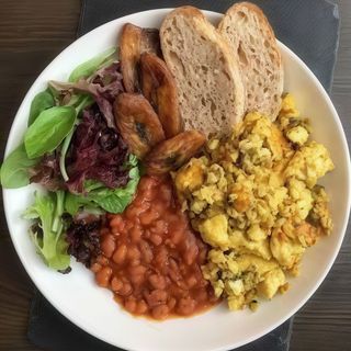 Small vegan breakfast