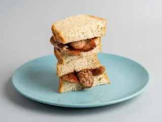 Sausages toast/sandwich