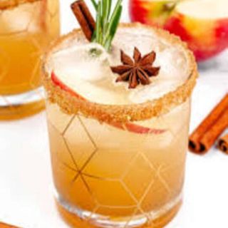 Mulled apple mocktail