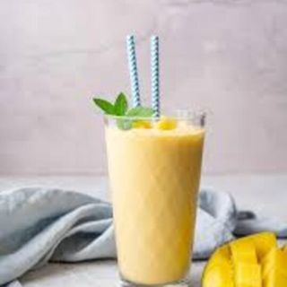 Peanut butter mango smoothie