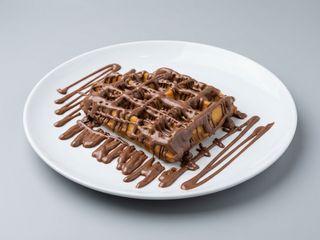 Gofre con dulce de leche