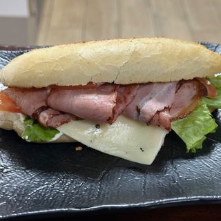 Pitufo bacon y queso completo