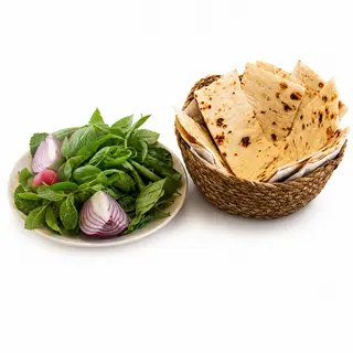 Pan y verduras / Bread and vegies