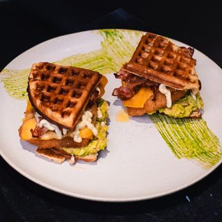 37 Waffle sándwich