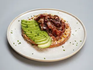 Maple bacon waffle