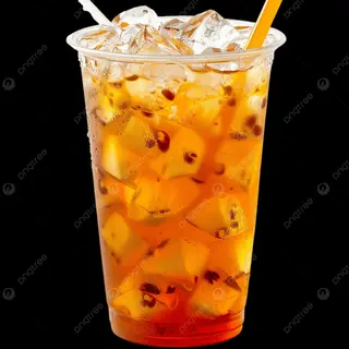 Ice tea de frambuesa