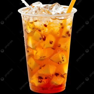 Ice tea de frambuesa