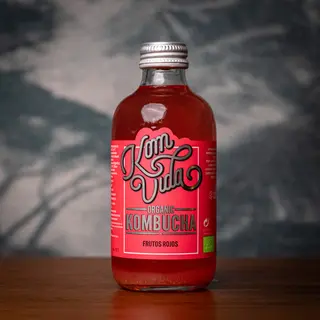 Kombucha de frutos rojos