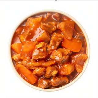 Yakisobas Guiso de ternera y tomate en soja casera(006)
