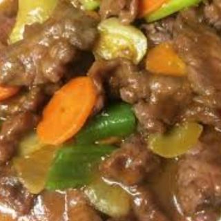 Ternera con salsa curry