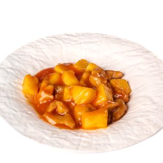 59-POLLO AGRIDULCE CON PIÑA