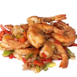 63.GAMBAS SALTEADAS CON PIMIENTO