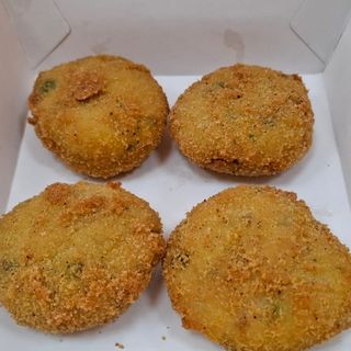 Croquetas de merluza y gambas